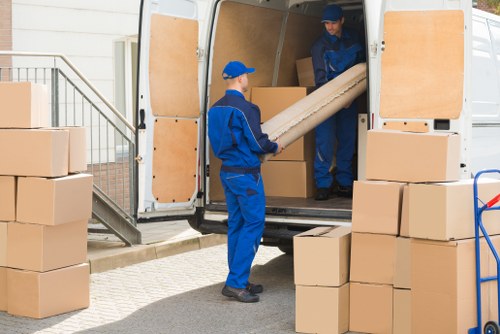 Man with van helping with a local move in Merton