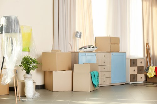 Man With Van Merton team loading furniture for a local move