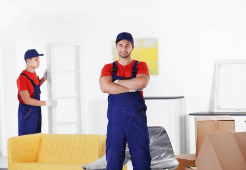 Removal team helping with a same day house move in Merton