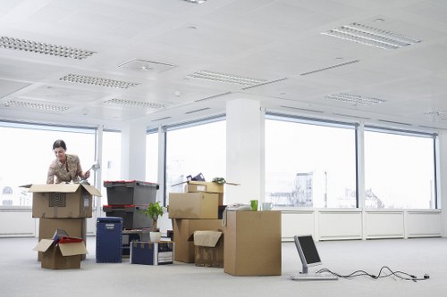 Preparing items for a man and van move in Merton